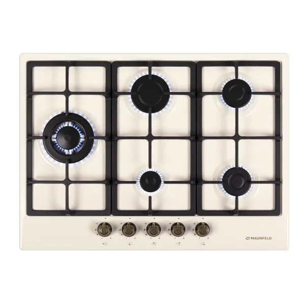 Газовая варочная панель MAUNFELD EGHE.75.33CR\G Бежевый Газовая варочная панель MAUNFELD EGHE.75.33CR\G Бежевый