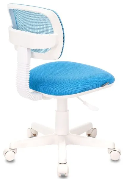Кресло детское Бюрократ CH-W299 голубой TW-31 TW-55 крестов. пластик пластик белый Кресло детское Бюрократ CH-W299 голубой TW-31 TW-55 крестов. пластик пластик белый