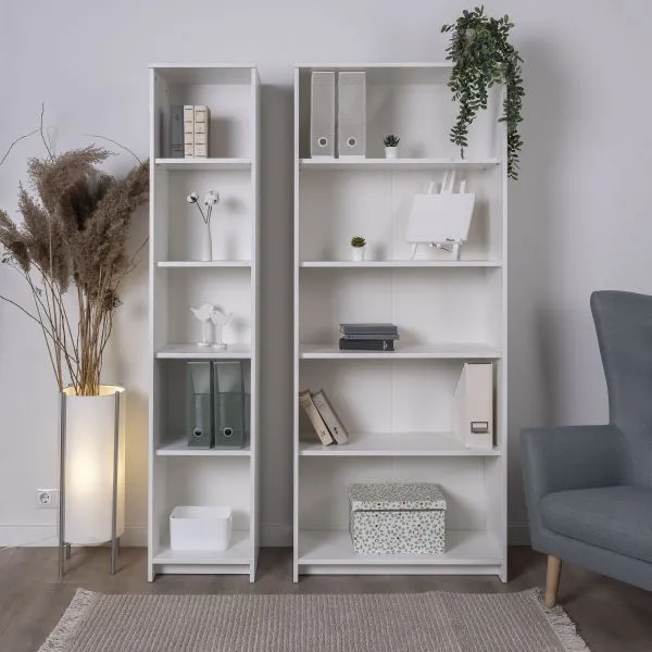 2.02.07.120.1 СИРИУС стеллаж 78х190 белый RU