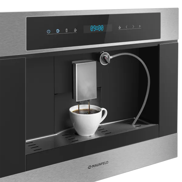 Кофемашина встраиваемая MAUNFELD AMCM1503 Нержавеющая сталь Кофемашина встраиваемая MAUNFELD AMCM1503 Нержавеющая сталь
