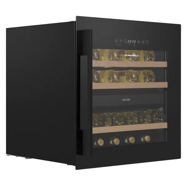 Винный шкаф встраиваемый MAUNFELD MBWC-92DM36 Черный Винный шкаф встраиваемый MAUNFELD MBWC-92DM36 Черный