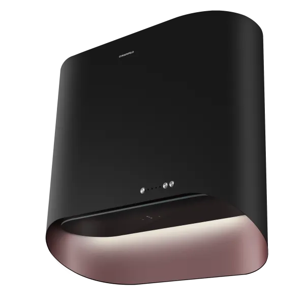 Кухонная вытяжка MAUNFELD GUNA 60 Черный антрацит/розовое золото