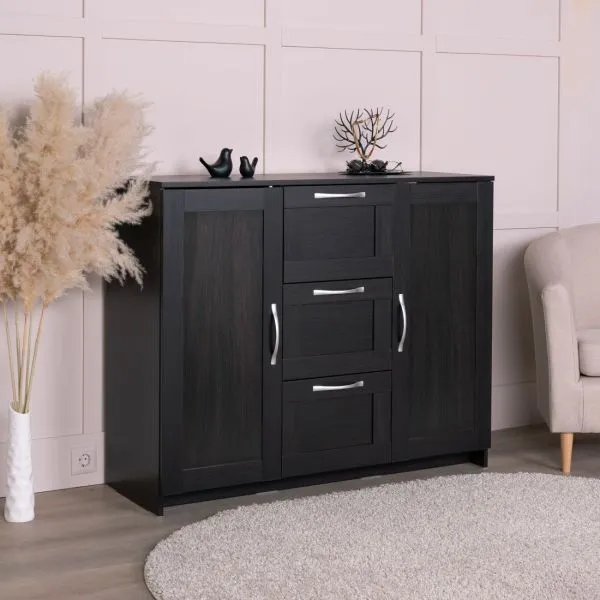 2.02.03.340.5 СИРИУС тумба 2 двери и 3 ящика 117х95 Дуб Венге RU 2.02.03.340.5 СИРИУС тумба 2 двери и 3 ящика 117х95 Дуб Венге RU