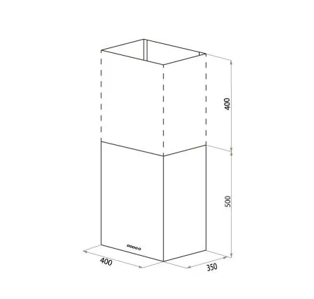 Кухонная вытяжка MAUNFELD Box Push 40 Черный