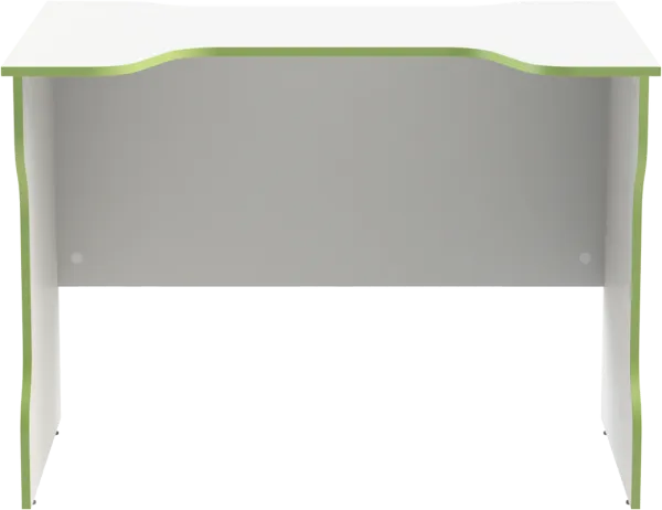 S00593 ВАРДИГ К2 стол компьютерный 100x75x82, белый/лайм