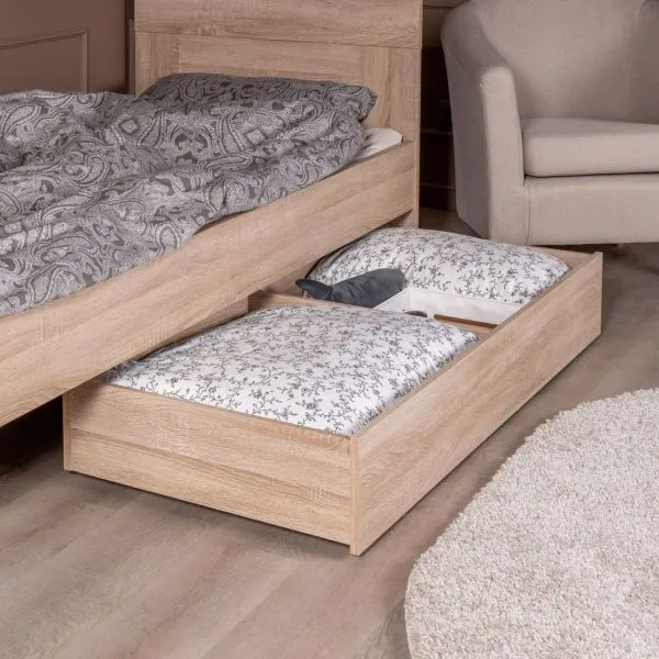 2.01.09.130.3 ОРИОН ящик под кровать выкатной 140 сонома RU