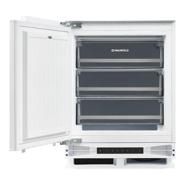 Встраиваемая морозильная камера с инвертором MAUNFELD MBFR88SWGR Inverter Белый Встраиваемая морозильная камера с инвертором MAUNFELD MBFR88SWGR Inverter Белый