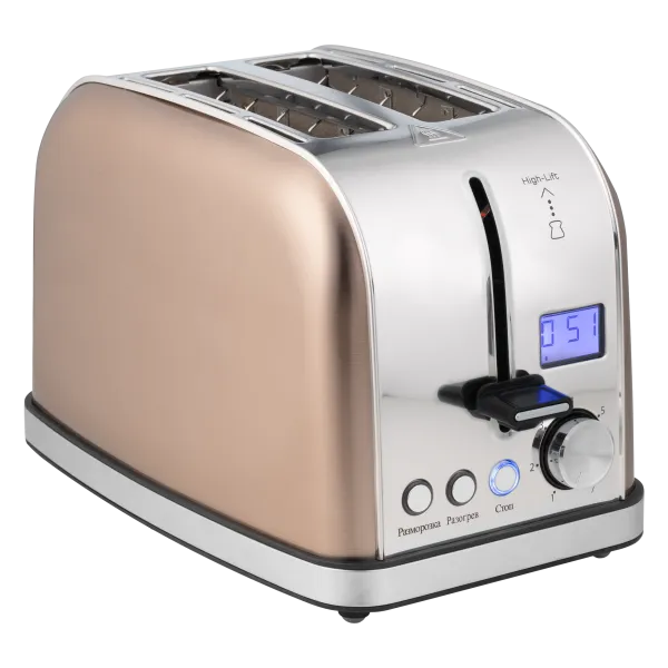 Тостер MAUNFELD MF-821 Бронзовый