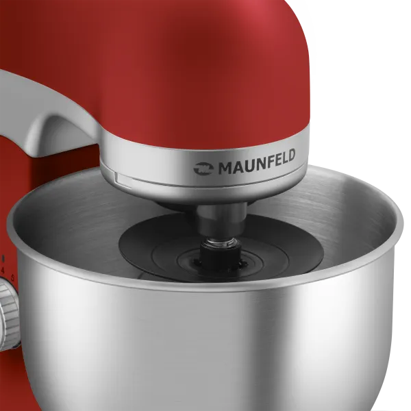 Миксер планетарный MAUNFELD MF-422CH Вишневый Миксер планетарный MAUNFELD MF-422CH Вишневый