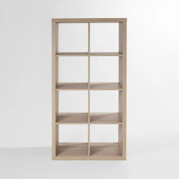 S00654 Фора 8 стеллаж 76х146х38, дуб беленый
