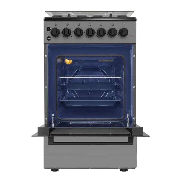 Газовая плита с электрической духовкой MAUNFELD MGC50EC02 Серый Газовая плита с электрической духовкой MAUNFELD MGC50EC02 Серый