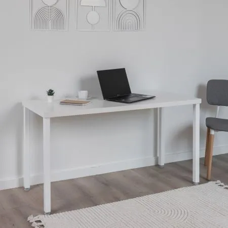 S00463 Ингар 2/ТТ стол письменный 140x75x55, белый