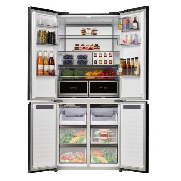 Холодильник MAUNFELD MFF190NFDGN Matt Inverter Зеленый матовый