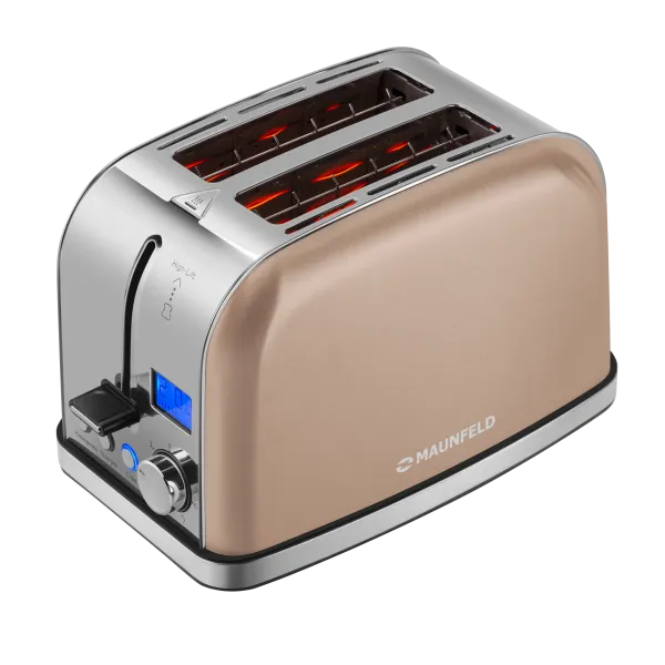 Тостер MAUNFELD MF-821 Бронзовый