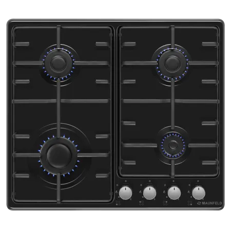 Газовая варочная панель MAUNFELD EGHE.64.3STS-EB/G Черный