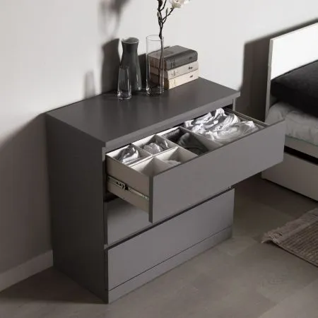 S01057 Варма 3 комод 80х77х40, серый