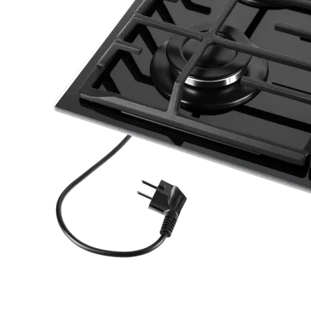 Газовая варочная панель MAUNFELD EGHG.64.63C Черный/черная фурнитура
