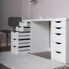 S00470 Ингар 2/55 стол письменный 140x75x55, белый