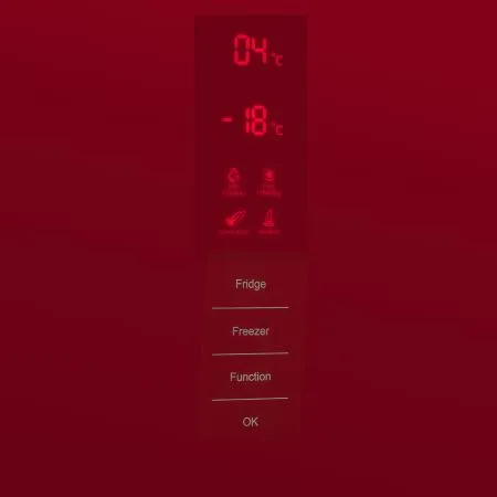 Холодильник MAUNFELD MFF200NFR Красный