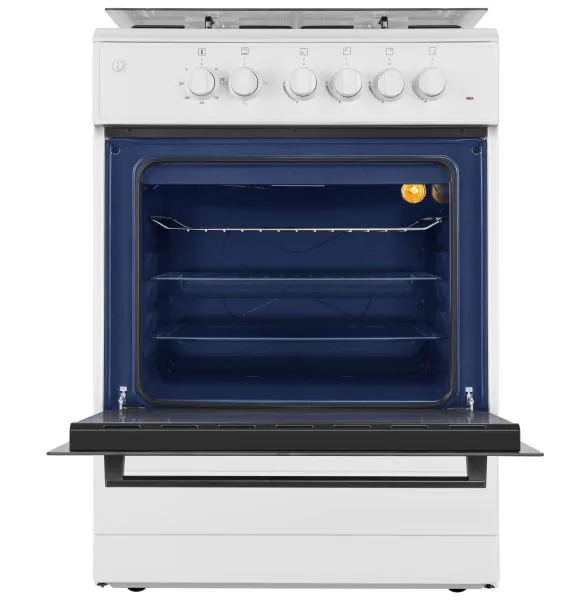 Газовая плита с электрической духовкой MAUNFELD MGC60EEW03 Белый Газовая плита с электрической духовкой MAUNFELD MGC60EEW03 Белый