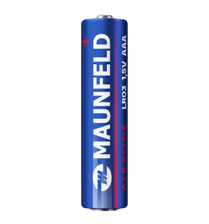Батарейки MAUNFELD Alkaline ААА(LR03) MBLR03-SR40, спайка 4 шт.