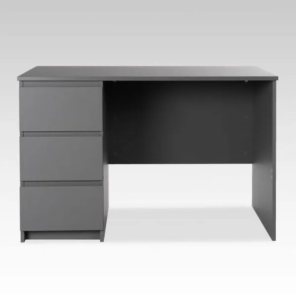 2.03.06.090.4 КАСТОР стол письменный 3 ящика 116х65 RU серый 2.03.06.090.4 КАСТОР стол письменный 3 ящика 116х65 RU серый