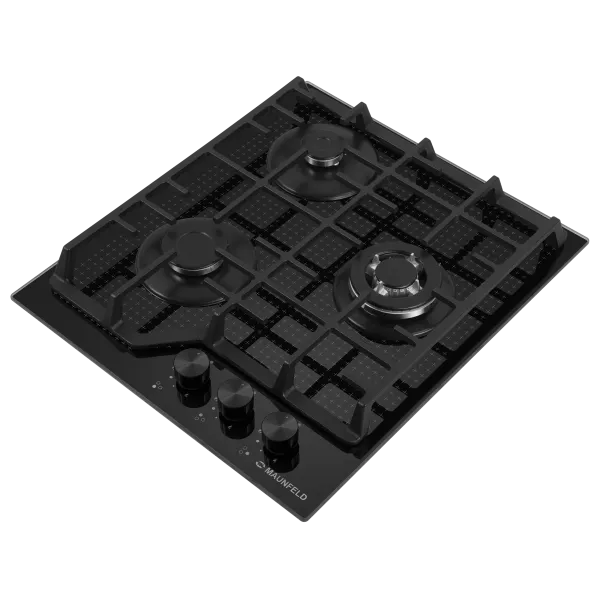 Газовая варочная панель MAUNFELD EGHG.43.73C Черный/черная фурнитура Газовая варочная панель MAUNFELD EGHG.43.73C Черный/черная фурнитура