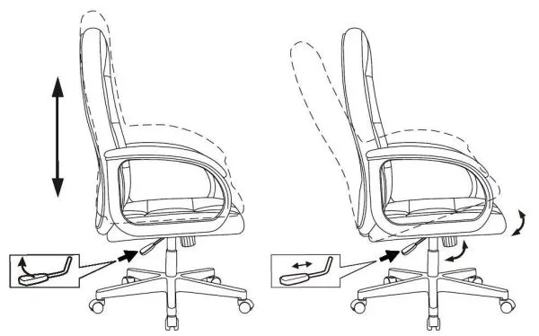 Кресло руководителя Бюрократ CH 002 слоновая кость OR-10 экокожа крестов. пластик