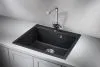 6001, ЧЁРНЫЙ, кухонная мойка, кварц