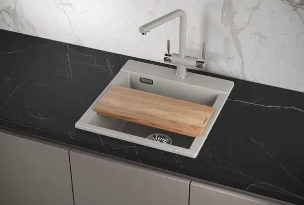 ES-4701, БАЗАЛЬТ, кухонная мойка, кварц, ESTETICA ES-4701, БАЗАЛЬТ, кухонная мойка, кварц, ESTETICA