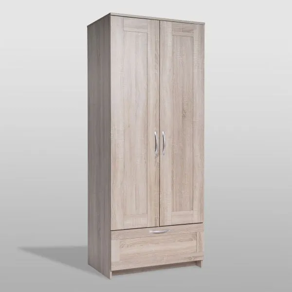 2.02.01.020.3 СИРИУС шкаф комбинированный "2 двери и 1 ящик сонома RU"