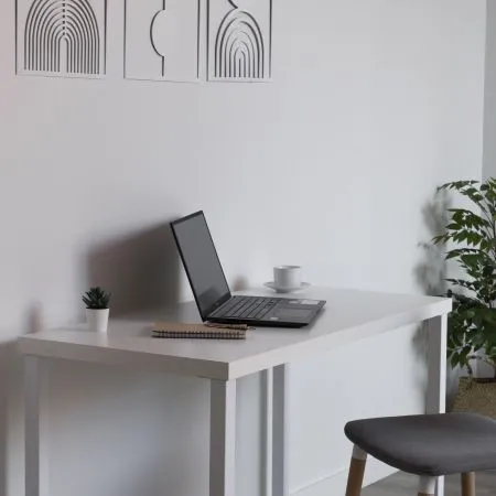 S00449 Ингар 1/ТТ стол письменный 120x75x55, белый