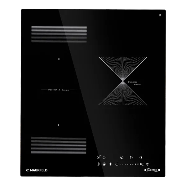 Индукционная варочная панель с объединением зон Bridge Induction MAUNFELD CVI453SBBKD Inverter Черный