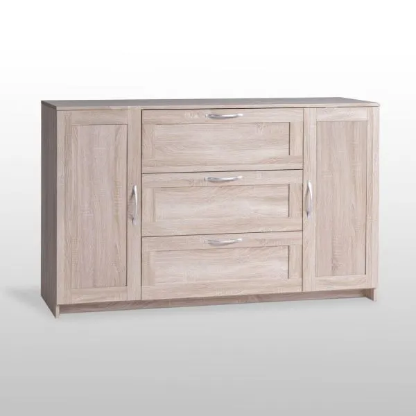 2.02.03.290.3 СИРИУС тумба 2 двери и 3 ящика 156х95 сонома RU 2.02.03.290.3 СИРИУС тумба 2 двери и 3 ящика 156х95 сонома RU