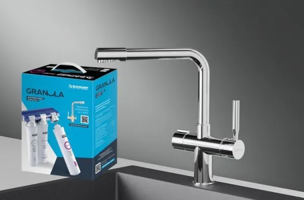 Комплект кухонный смеситель Granula 2088 Хром + Фильтр Granula Комплект кухонный смеситель Granula 2088 Хром + Фильтр Granula