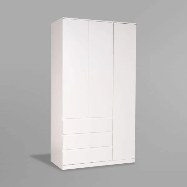 S01200 Варма Стор 123 шкаф распашной 222х123х57, белый
