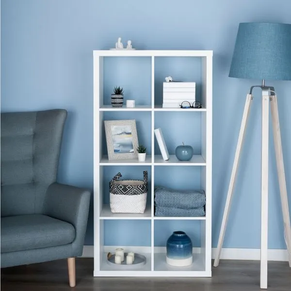 S00036 Фора 8 стеллаж 76х146х38, белый