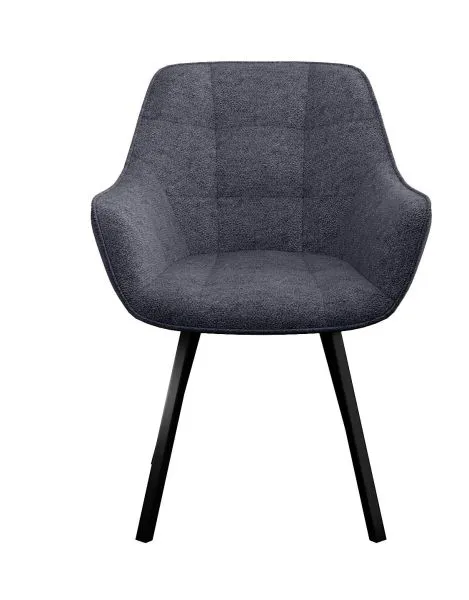Стул DikLine 252 М поворотный, NS13 GRAPHITE, ножки черные