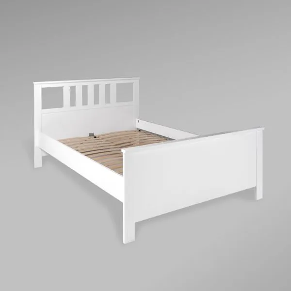 2.08.04.060.1 САГА кровать двойная 140х200 белая 2.08.04.060.1 САГА кровать двойная 140х200 белая