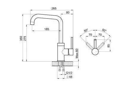 0041, АНТИК (БЕЖЕВЫЙ), СМЕСИТЕЛЬ КУХОННЫЙ 0041, АНТИК (БЕЖЕВЫЙ), СМЕСИТЕЛЬ КУХОННЫЙ