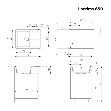 Lacrima 650 Черный