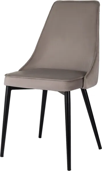 Стул для дома Бюрократ CH-K4 т.бежевый Holland 61 металл черный на ножках (CH-K4_1/HL61)