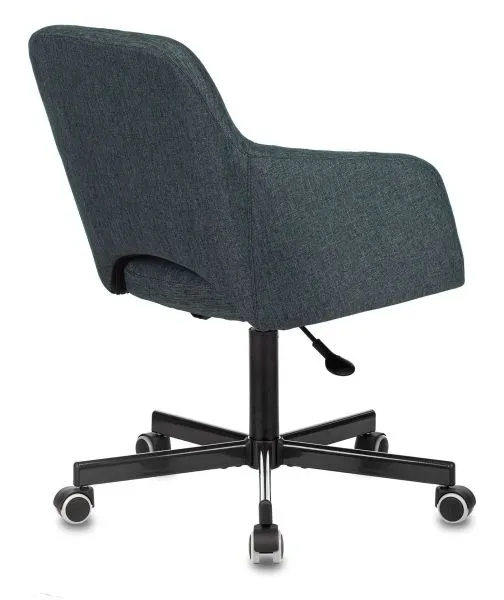 Кресло Бюрократ CH-380M синий шторм 38-416 крестов. металл