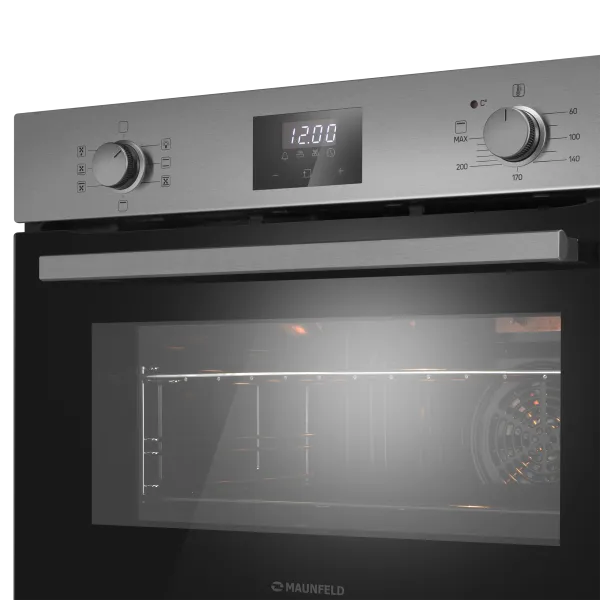Шкаф духовой электрический MAUNFELD AMCO537 Нержавеющая сталь