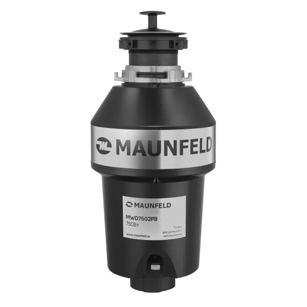 Измельчитель пищевых отходов с пневмокнопкой MAUNFELD MWD7502PB Черный Измельчитель пищевых отходов с пневмокнопкой MAUNFELD MWD7502PB Черный