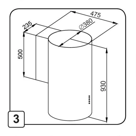 Кухонная вытяжка MAUNFELD Lee Side C 39 Нержавеющая сталь