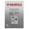 Газовая варочная панель MAUNFELD EGHS.43.3STS-ES/G Нержавеющая сталь