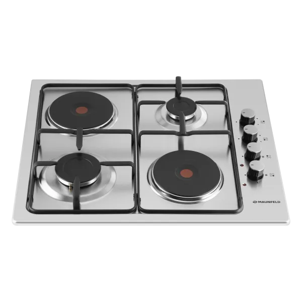 Комбинированная варочная панель MAUNFELD EEHS.64.5ES\KG Нержавеющая сталь Комбинированная варочная панель MAUNFELD EEHS.64.5ES\KG Нержавеющая сталь