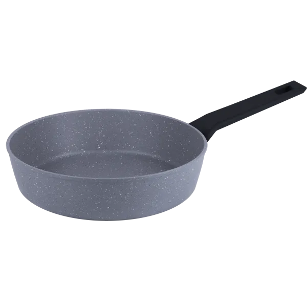 Сковорода глубокая FILIGRANA SAGA FG28SGA01DF из кованого алюминия, 28 см Серый