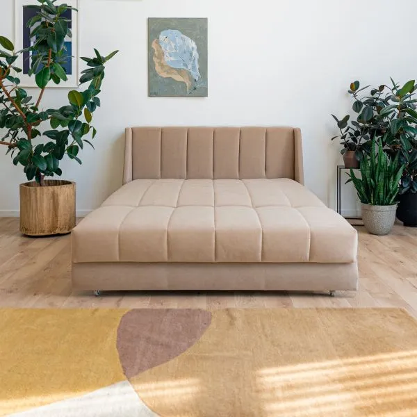 ВЕНЕЦИЯ Складная кровать светло-бежевая, 145